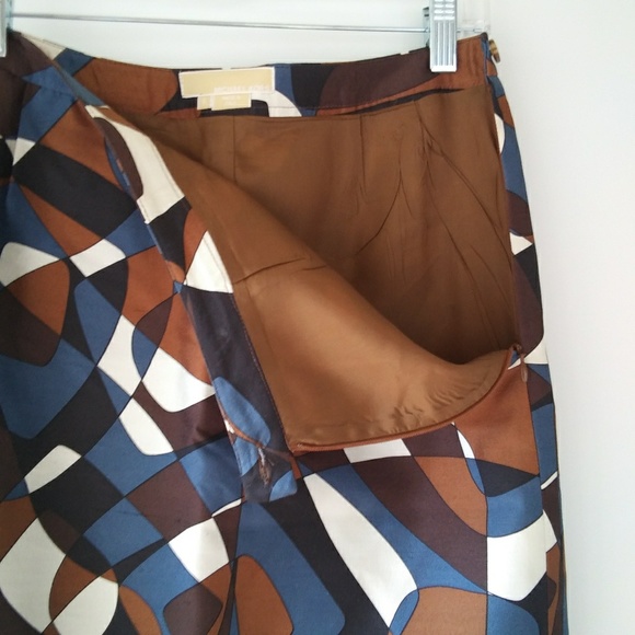 Michael Kors Silk & Wool Blend Skirt Sz 6 - Picture 3 of 7
